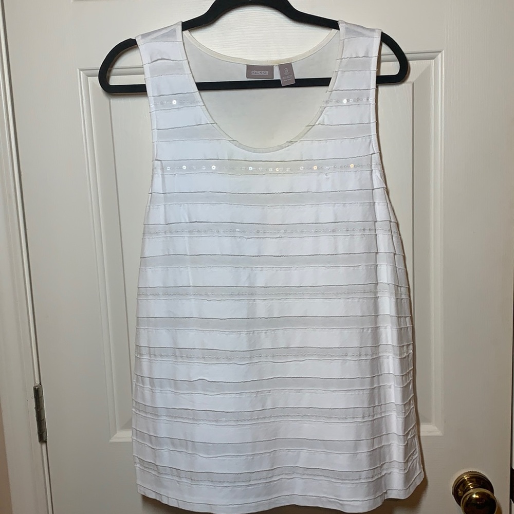 Chico’s White Tank